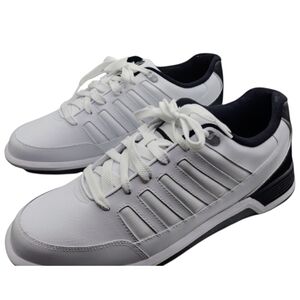 K-Swiss Men’s White Sneakers NWOT Size 12 | Clean Casual Comfort
